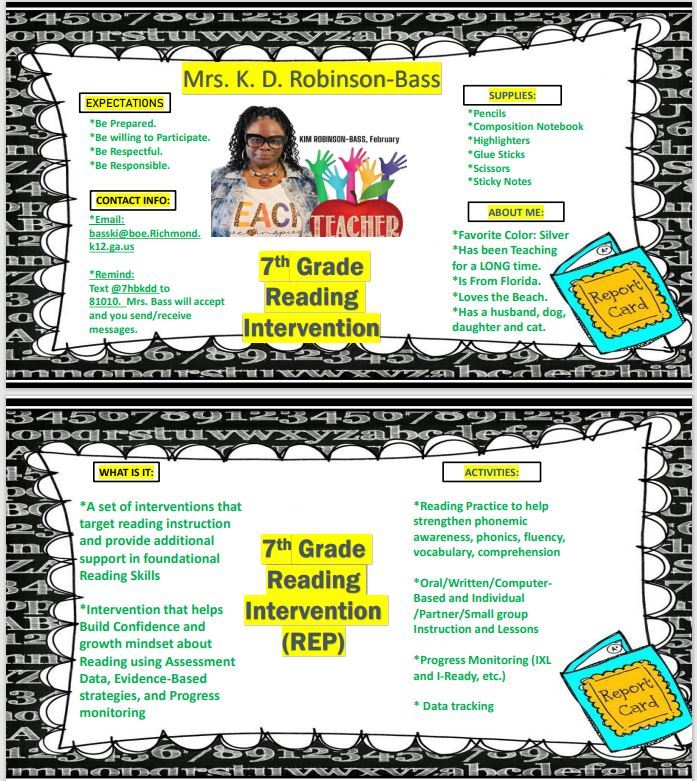 About Our Reading Class